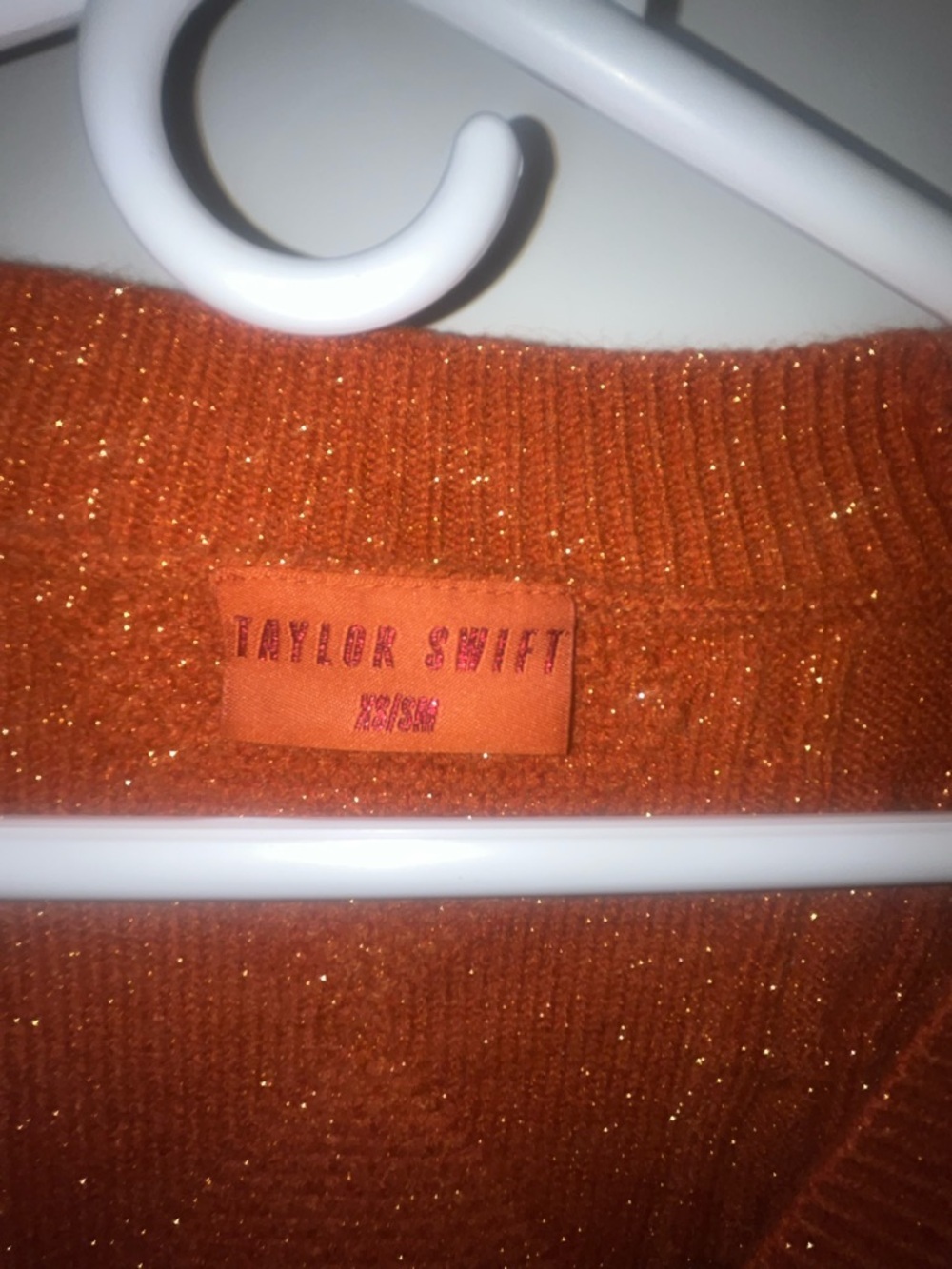 Taylor Swift The Life of a Showgirl orange Cardigan - Picture 3 of 4